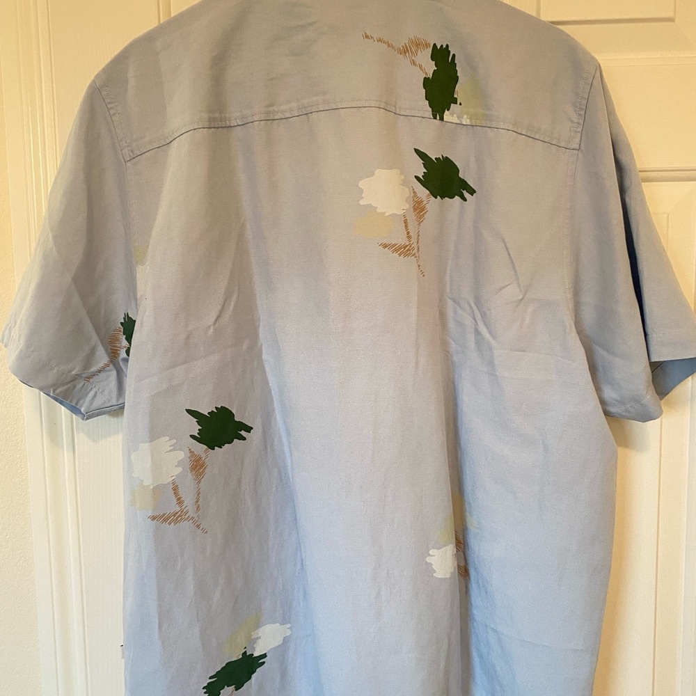 TED BAKER Light Blue Patterned Men's Shirt - Picture 2 of 7